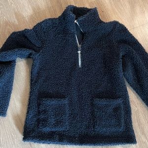 ORVIS half zip fleece hoodie